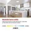 LED přisazené svítidlo FLORI kruhové, bílé, 22W, neutrální bílá