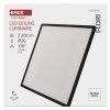 LED přisazené svítidlo FLORI čtvercové, černé, 22W, neutrální bílá