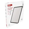 LED přisazené svítidlo FLORI čtvercové, černé, 22W, neutrální bílá