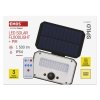 Solární LED reflektor SPILO s pohybovým čidlem, černý, teplá bílá