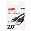 Nabíjecí a datový kabel USB-A 2.0 / micro USB-B 2.0, 2 m, černý