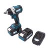 XTLINE Aku rázový utahovák na 1/2" hlavice bezuhlíkový 18 V + 2 baterie 5.0 Ah + nabíječka 3.5 A + box