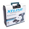 XTLINE Aku vrtačka s příklepem bezuhlíková 18 V, 65 Nm + 2 baterie 2.0 Ah + nabíječka 2.4 A + box