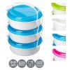 jídlonosič 3D (3x1,0l), 3barvy, (i do MV trouby), plast