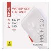 LED vestavné svítidlo VIXXO, čtvercové, bílé, 7,5W neutr.b.,IP65
