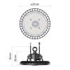 LED průmyslové závěsné svítidlo HIGHBAY ASTER 120° 100W