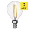 LED žárovka Filament Mini Globe / E14 / 3,4 W (40 W) / 470 lm / neutrální bílá