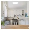 LED přisazené svítidlo FLORI čtvercové, bílé, 18W, neutrální bílá