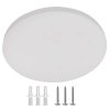 LED přisazené svítidlo DIONI kruhové, bílé, 15W, se změnou CCT