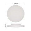 LED přisazené svítidlo DIONI kruhové, bílé, 15W, se změnou CCT
