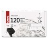 LED nano řetěz se solárním panelem, 12 m, venkovní i vnitřní, studená bílá, časovač