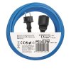 Počasí odolný prodlužovací kabel 10 m / 1 zásuvka / modrý / PVC / 230 V / 1,5 mm2