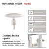 Anténa univerzální VILLAGE MOON–V900, DVB-T2, FM, DAB, filtr LTE/4G/5G