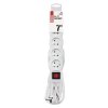 Prodlužovací kabel 7 m / 5 zásuvek / s vypínačem / bílý / PVC / 1 mm2