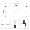 GoSmart Ambientní LED RGB osvětlení za TV 75“ (189 cm)
