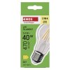 LED žárovka Filament A60 / E27 / 3,4 W (40 W) / 470 lm / teplá bílá