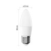 LED žárovka Classic svíčka / E27 / 4,2 W (40 W) / 470 lm / teplá bílá