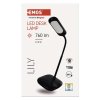 LED stolní lampa LILY, černá