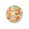 talíř d21cm mělký, LESNÍ ZVÍŘÁTKA, dětský, porcelán