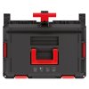 Kufr na nářadí s transp. kolečky X BLOCK PRO 546x380x510 mm - barva: černá