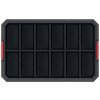 Modulární přepravní box s přepážkami MODULAR SOLUTION 520x327x125 mm - barva: černá