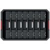 modularni prepravni box se 7 organizery modular solution 520x329x210 mm barva cerna