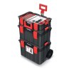 Set kufrů na nářadí a organizéru MODULAR SOLUTION 530x355x825 mm - barva: černá