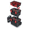 Set kufrů na nářadí a organizéru MODULAR SOLUTION 530x355x825 mm - barva: černá