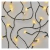 LED vánoční řetěz, 8,4 m, 3x AA, venkovní i vnitřní, teplá bílá, časovač