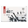 LED vánoční řetěz, 2,8 m, 3x AA, venkovní i vnitřní, studená bílá, časovač