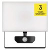 LED reflektor TAMBO se senzorem pohybu, 50 W, 5000 lm, černý
