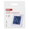 Digitální teploměr s vlhkoměrem, bezdrátové čidlo, budík, datum E0114