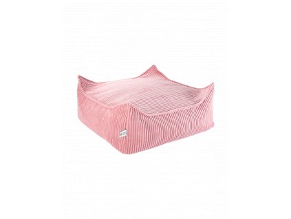 Pink Mousse Square Ottoman W596631