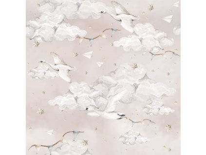 Magic Swans tapeta labute