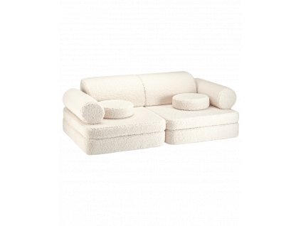 Cream White Settee Wigiwama