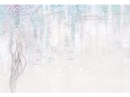 Wisteria Mint Tapeta