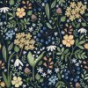 Field Of Flowers Navy Blue