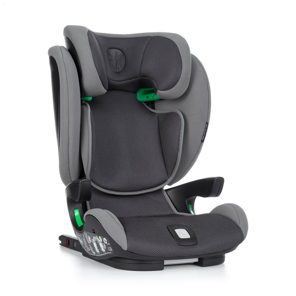 PETITE&MARS Autosedačka Elite Fix Pro i-Size Grey Air 100-150 cm (15-36 kg)