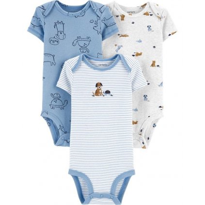 CARTER'S Body krátky rukáv Mix chlapec LBB 3 ks 18 m /veľ. 86