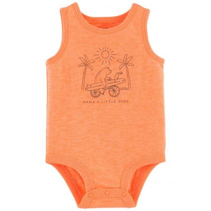 CARTER'S Body tielko Orange chlapec 3 m, vel. 62