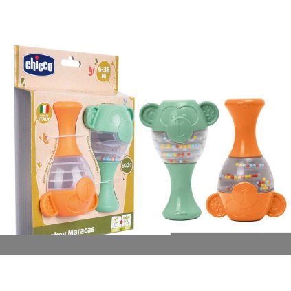 CHICCO Hrkálka Maracas Opice Eco+ 6m+