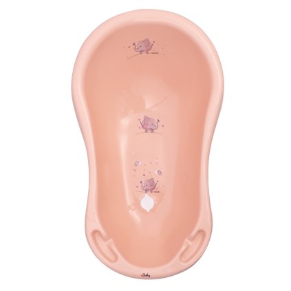 MALTEX Vanička so zátkou Sloník Minimal 100 cm - peach pink