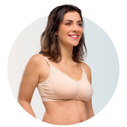 3005 seamless original maternity nursing bra beige 2
