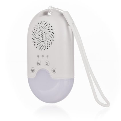 ZOPA Prenosný pripínací modul so svetlom LED, bielym šumom a zvukmi, White
