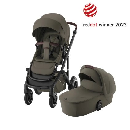 BRITAX Set kočík Smile 5Z + hlboká vanička Lux, Urban Olive 2