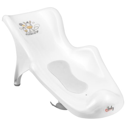 MALTEX Lehátko do vane s protišmykovou podložkou Zebra - White