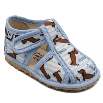 RAK Papuče jazvečík modrý