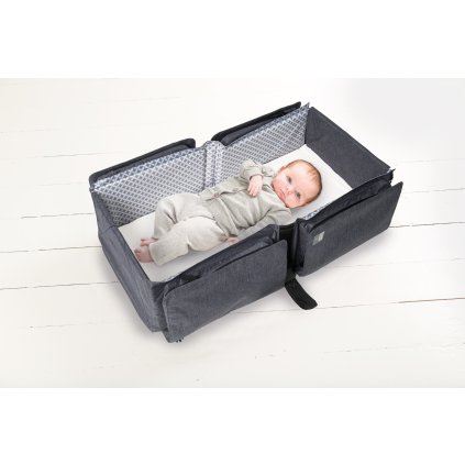 DOOMOO Baby travel prebaľovacia a prenosná taška, Grey