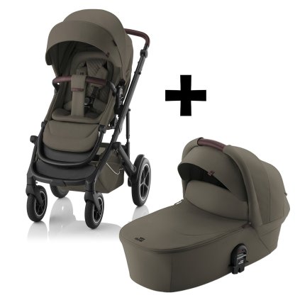 BRITAX Set kočík Smile 5Z + hlboká korba Lux, Urban Olive