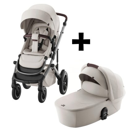 BRITAX Set kočík Smile 5Z + hlboká korba Lux, Soft Taupe